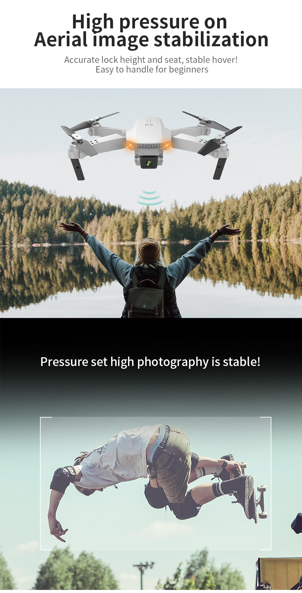 4K GD89 Pro Max optical flow verson RC Drone with Duel HD Camera ,USA Seller