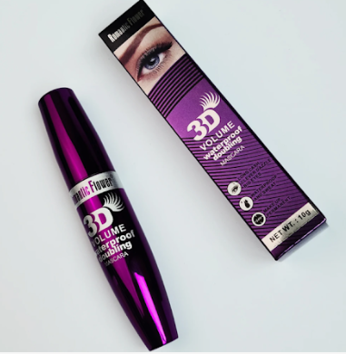 2 PC, 3D Silk Fiber Eyelash Mascara Romantic Flower Black Waterproof 3D Mascara