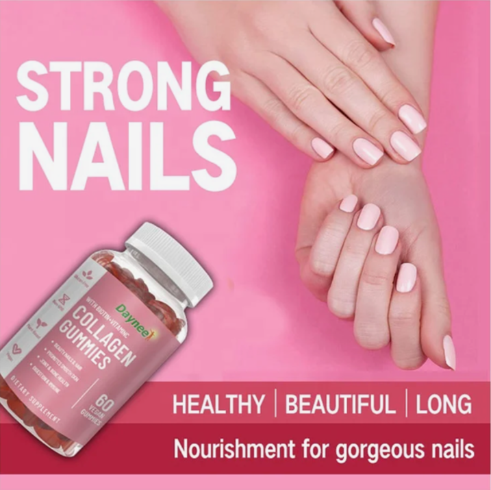 Collagen Vitamin Gummies for Hair, Skin & Nails, Premium Collagen Supplement