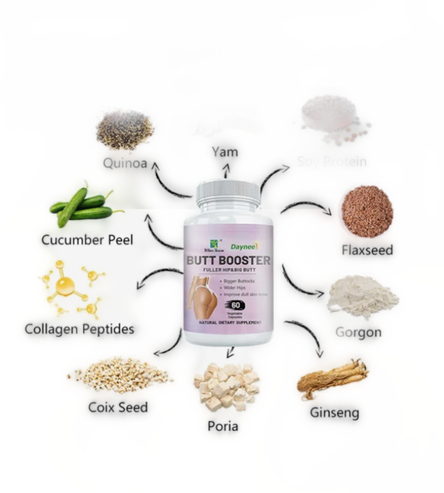 Butt Booster Natural Hip Butt Enhancing Gummies for a Bigger Butt Hips Thighs