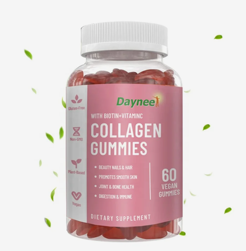 Collagen Vitamin Gummies for Hair, Skin & Nails, Premium Collagen Supplement