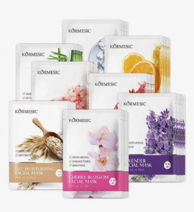 10 PCS,Facial Mask, Natural Smooth Skin,Anti Aging,Anti Wrinkle Moisturizing,USA