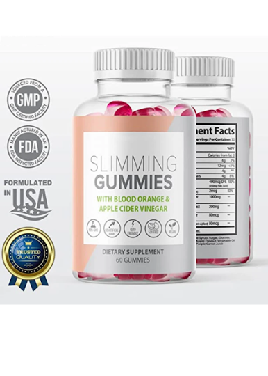 Slimming Gummies for Women Blood Orange and Apple Cider Vinegar"Halal" for Slim