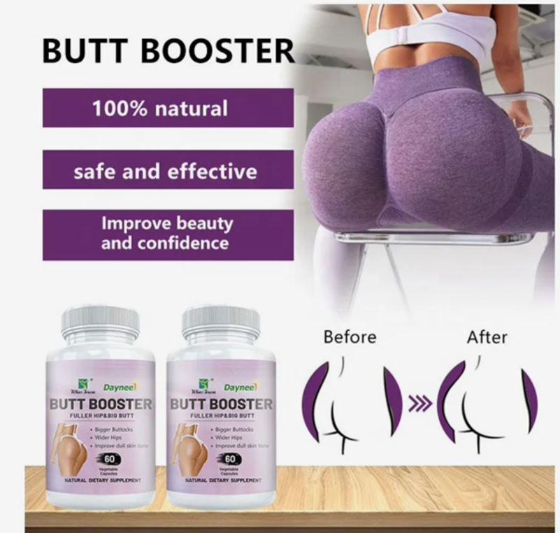 Butt Booster Natural Hip Butt Enhancing Gummies for a Bigger Butt Hips Thighs