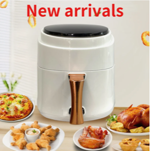 8L Air Fryer 1400 Watts Cooker with 2 Temperature Control Non-Stick LCD Touch
