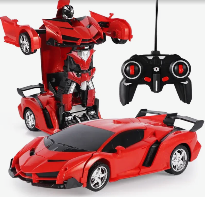 Remote Transformer Car. RC Robot Controller 2 IN 1 Kids Toy Rechargeable Battery