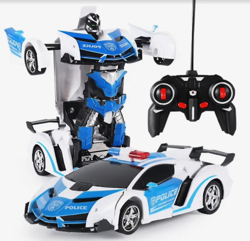 Remote Transformer Car. RC Robot Controller 2 IN 1 Kids Toy Rechargeable Battery