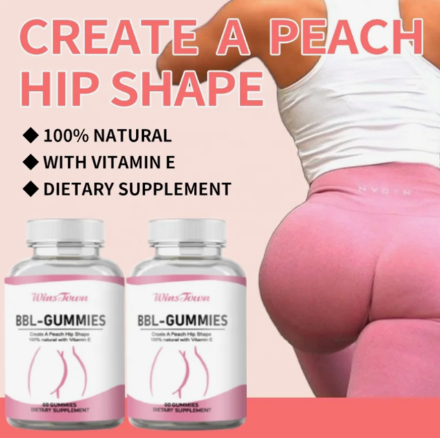 BBL Gummies for Butt Hips &Enlargement 100% Natural Maca Root Butt Firming