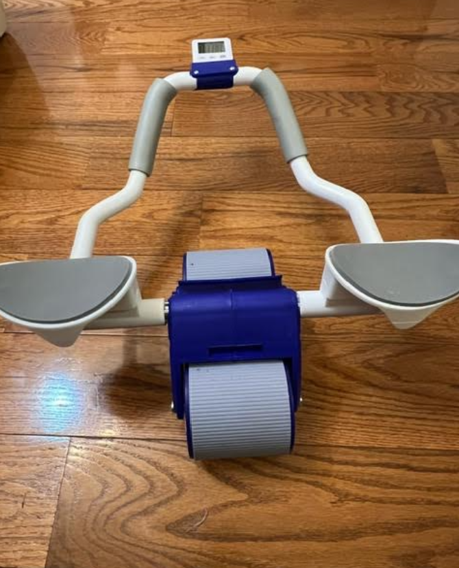Ab Roller Wheel Automatic Rebound Abdominal For Home Fitness Exercise Equipment
