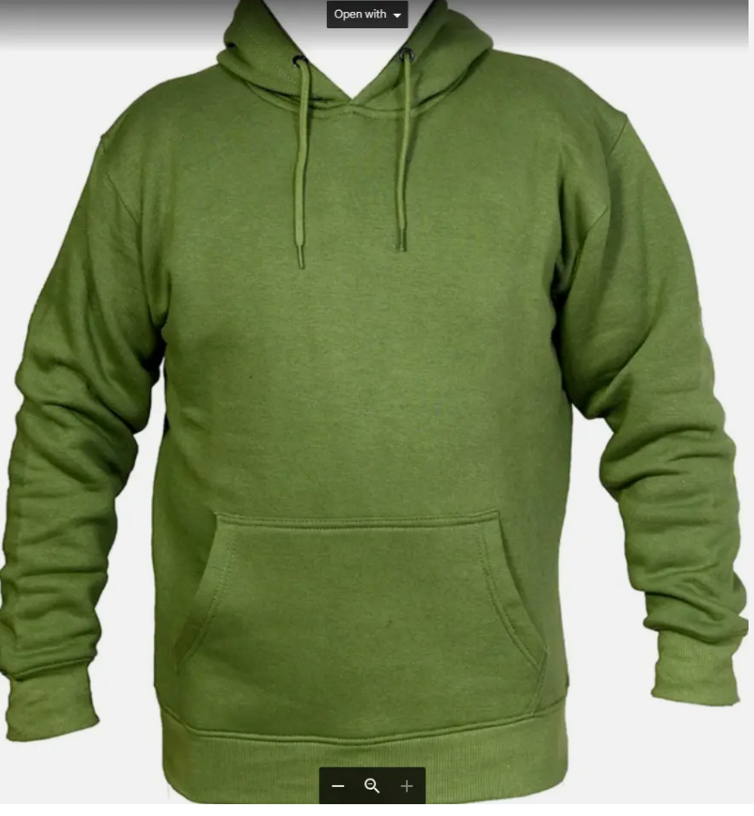 Cotton Hooded Sweater Shirt Solid Pullover Fleece Hoodies