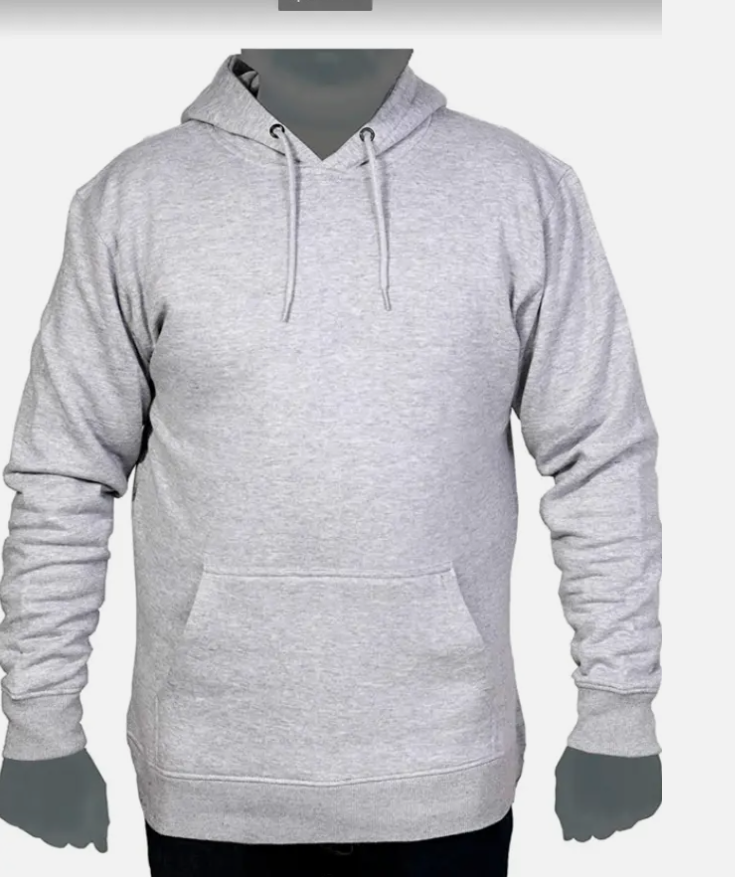 Cotton Hooded Sweater Shirt Solid Pullover Fleece Hoodies