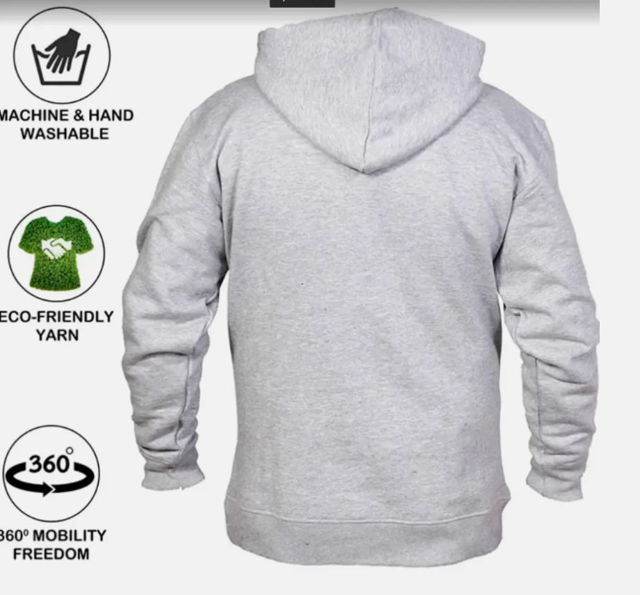 Cotton Hooded Sweater Shirt Solid Pullover Fleece Hoodies