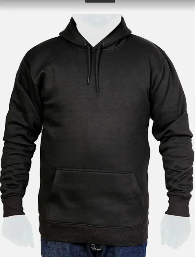 Cotton Hooded Sweater Shirt Solid Pullover Fleece Hoodies