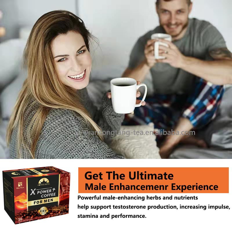 X Power Coffee/Man power Coffee for men, Maca ,Herbal Natural Coffee.