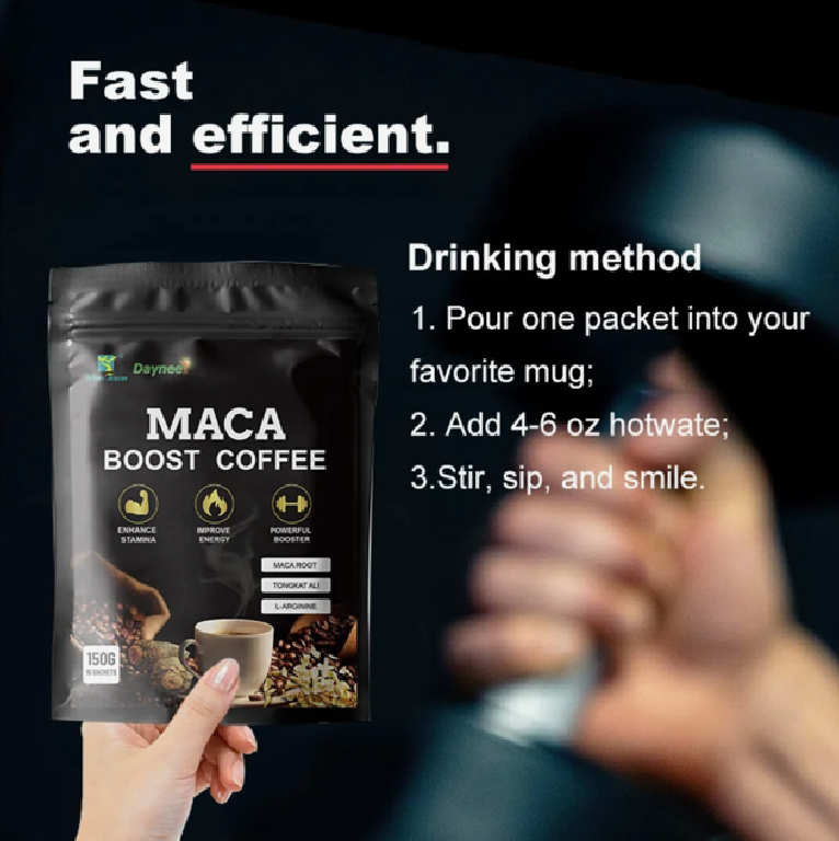 Black Maca Coffee  15 pack per box,