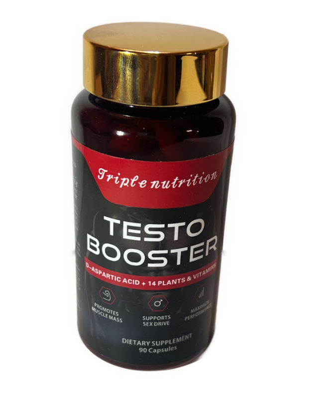 Men's Testo Booster for Male Enhancement Pills Libido Stamina Energy Pills 90ct