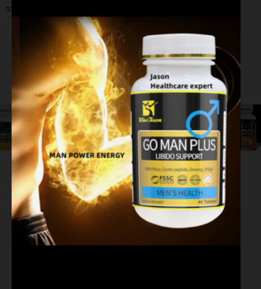 Go Man Plus for Libido Support Energy Tablet with MACA tablet 40 Tablets