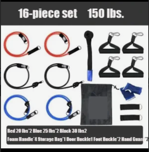 11 PCS Resistance Band Loop Set Exercise Crossfit Fitness Yoga Pilates.