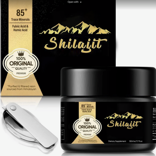 Pure !00% Himalayan Shilajit,Soft Resin,Organic,Extremely Potent,Fulvic Acid,30ML