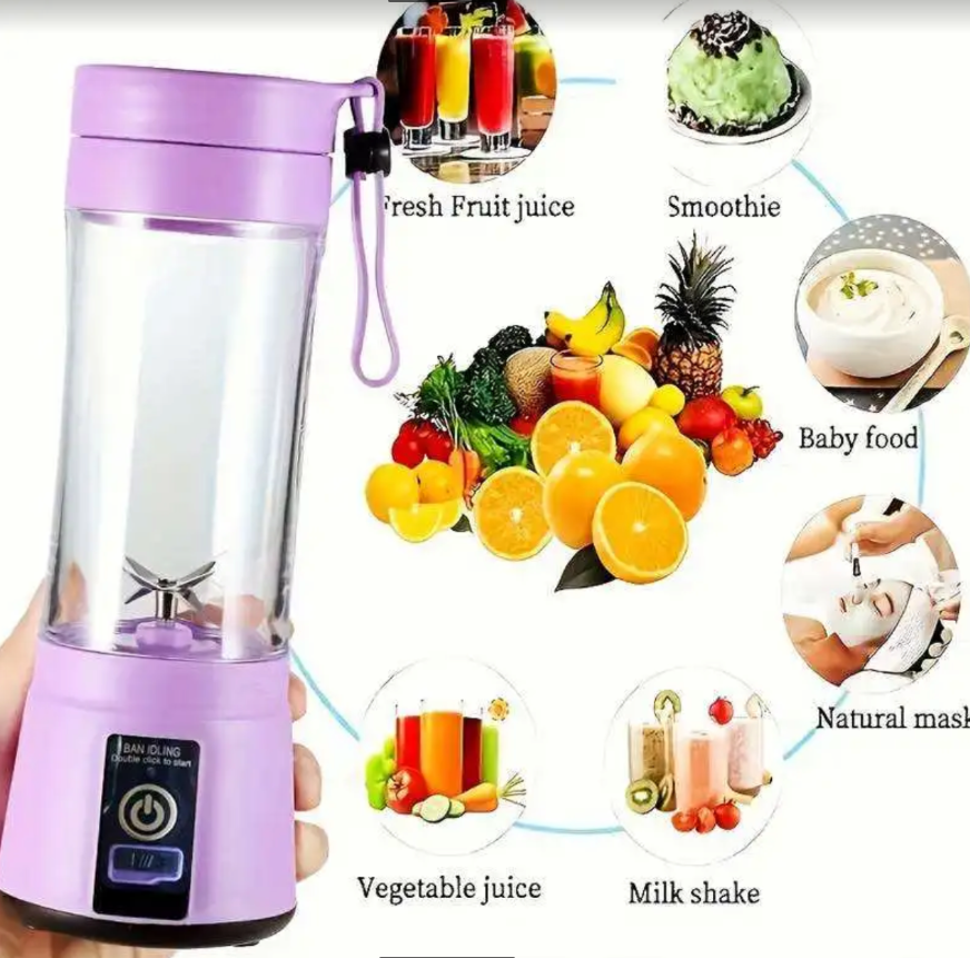 Portable Personal Blender,Mini Juicer Cup Smoothie Maker ,USB Charger,USA Seller