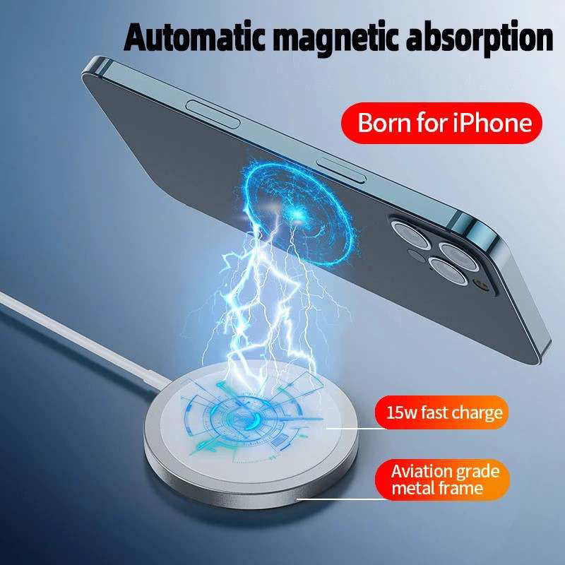 Magnetic Charger Magsafe Wireless Charger For iPhone 14/13/12 /14 with 20W Adapt