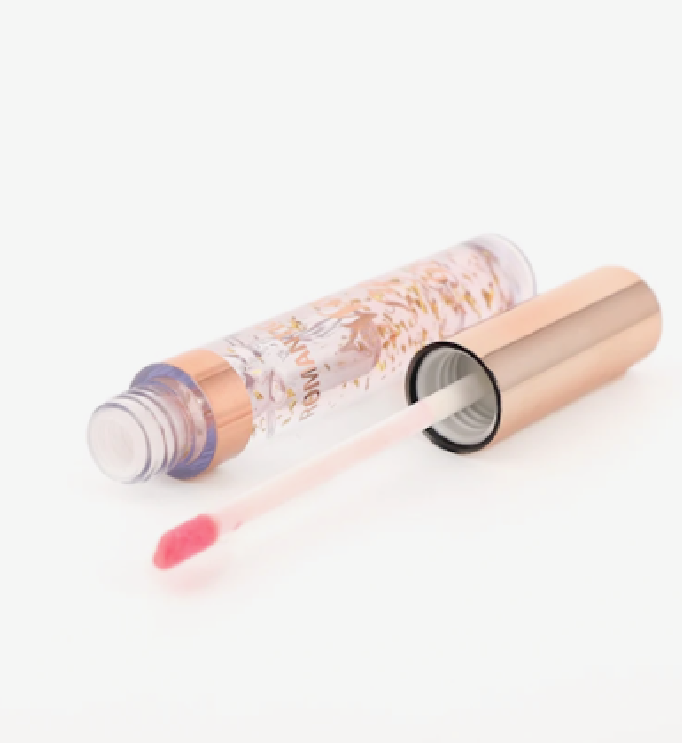 4 PC Romantic Flower Natural Magic Lip Gloss