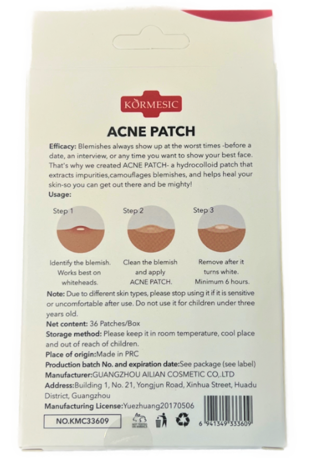 hydrocolloid Acne Pimple Patch 72 Count (2 PAC)